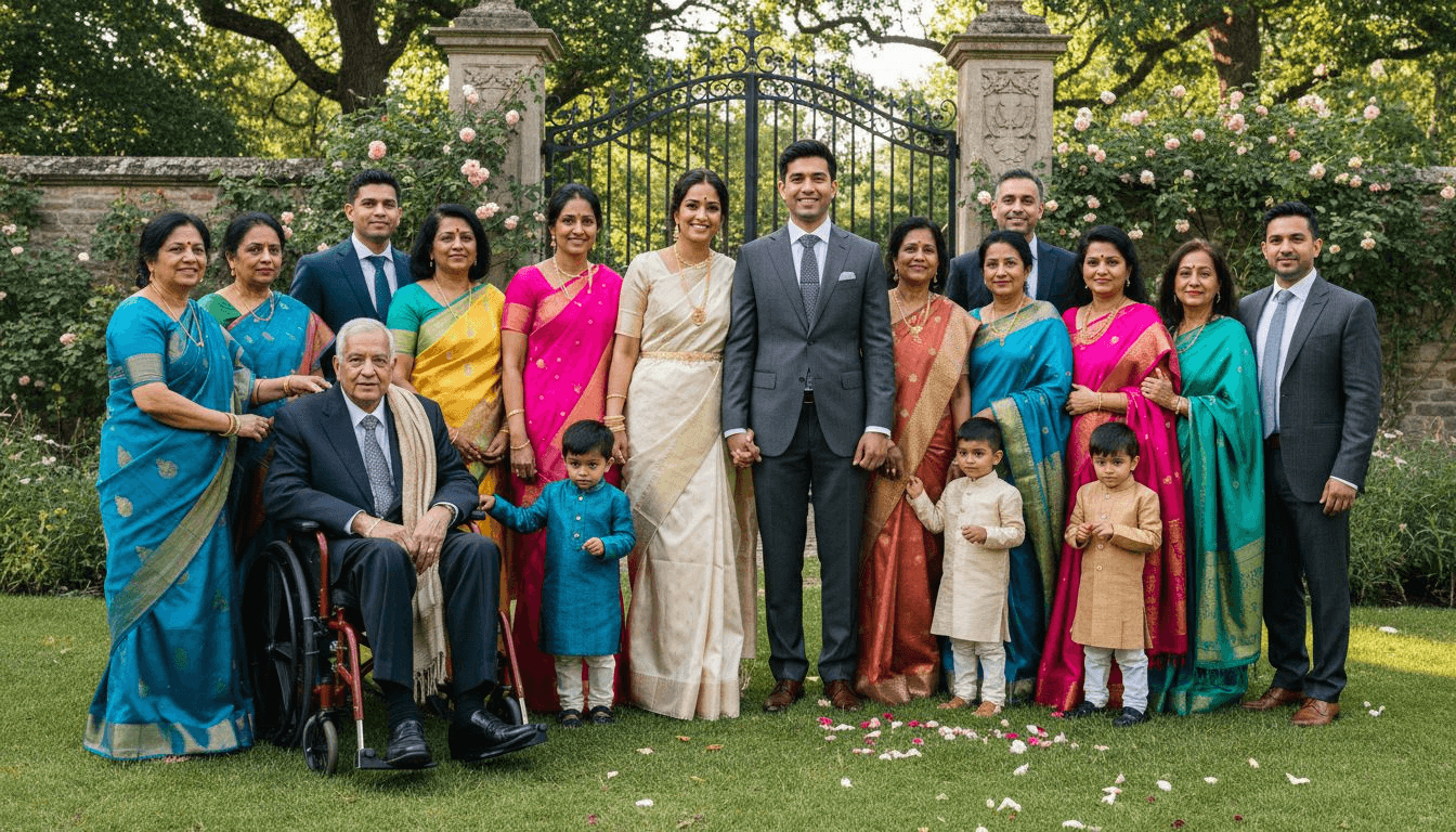 How to coordinate family portraits for your wedding in 2026