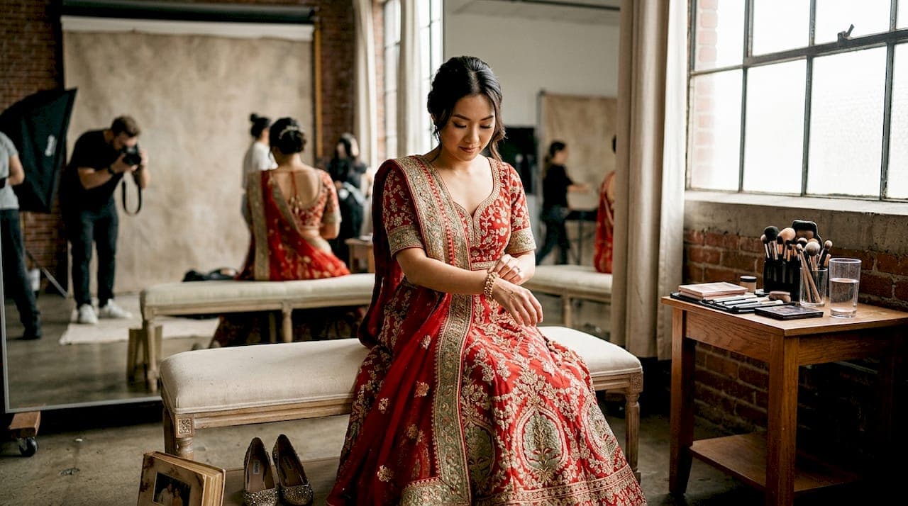 The artistry of bridal portrait photography: Asian weddings