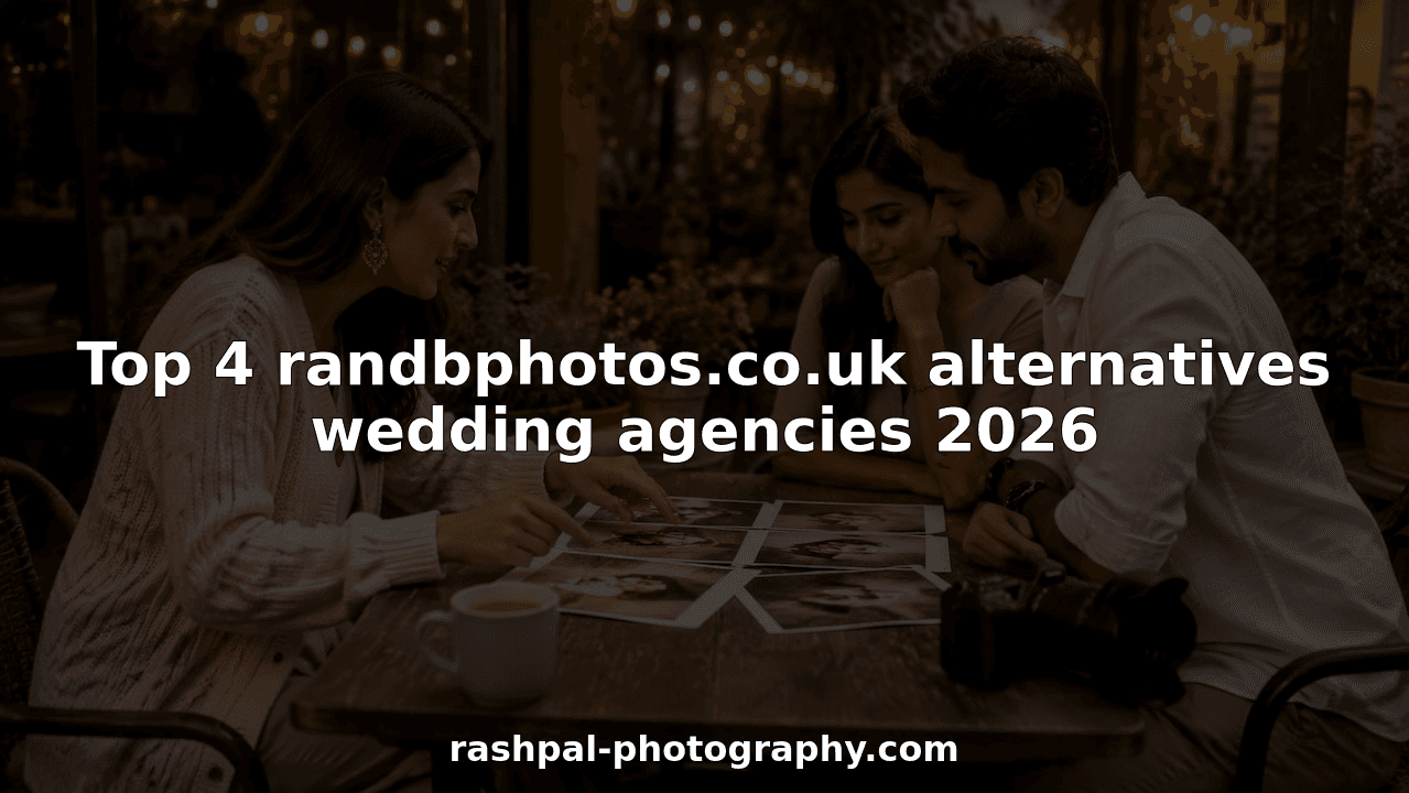Top 4 randbphotos.co.uk alternatives wedding agencies 2026