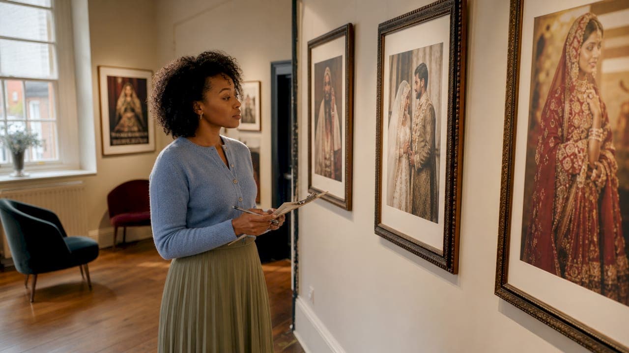 What is a London wedding photo exhibition?